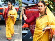 Photos: Huma Qureshi snapped at Bandra as she shoots for Maharani 2