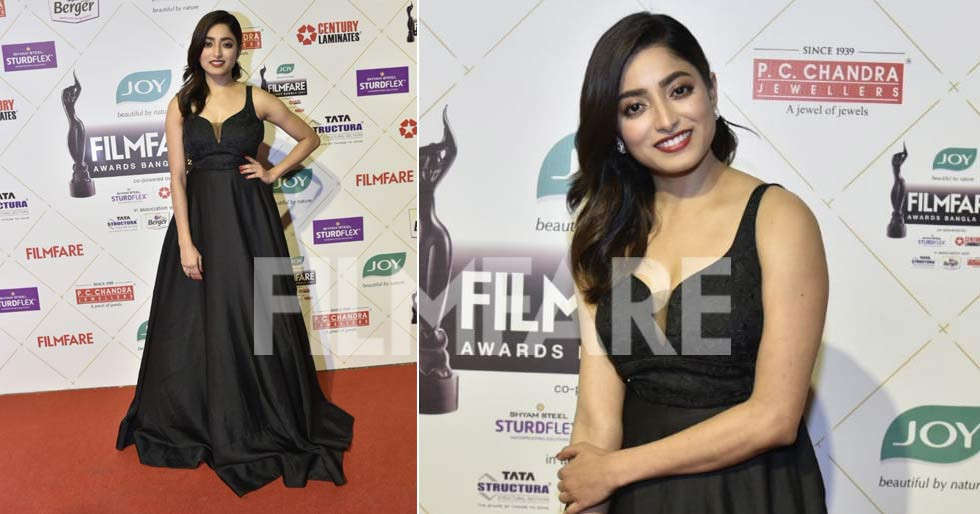 Joy Filmfare Awards Bangla 2021: Ishaa Saha looks gorgeous in black