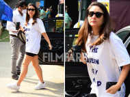Kareena Kapoor Khan snapped arriving at a shoot location in Juhu
