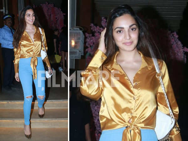 Kiara Advani clicked heading out of an upscale restaurant recently in the city