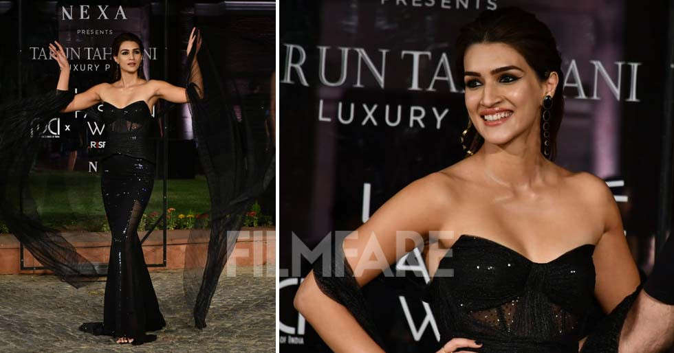 Kriti Sanon sparkles in a glamorous black co-ords set at FDCI X Lakme Fashion Week