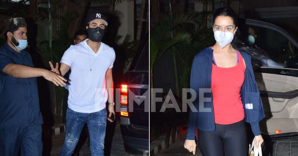 Shraddha Kapoor and Ranbir Kapoor clicked post dance rehearsals ...