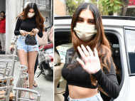 Tara Sutaria papped heading out of a salon