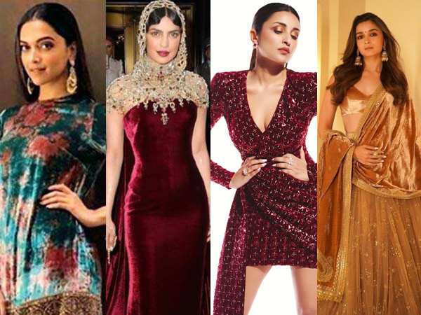 Bollywood Actresses in Designer Lehenga Choli - 30 Latest Collection