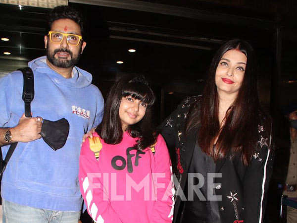 Aishwarya Rai Bachchan clicked with her family as she leaves for the Cannes 2022 Film Festival
