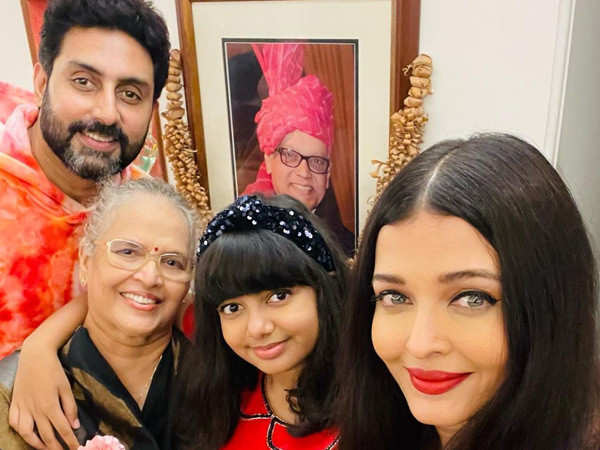 Inside pictures from Aishwarya Rai’s mother’s birthday featuring Abhishek Bachchan and Aaradhya