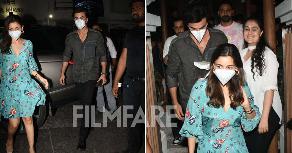 Ranbir Kapoor and Alia Bhatt head out for a dinner date | Filmfare.com