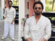 Ayushmann Khurrana clicked making a unique style statement as he starts the promotions for Anek