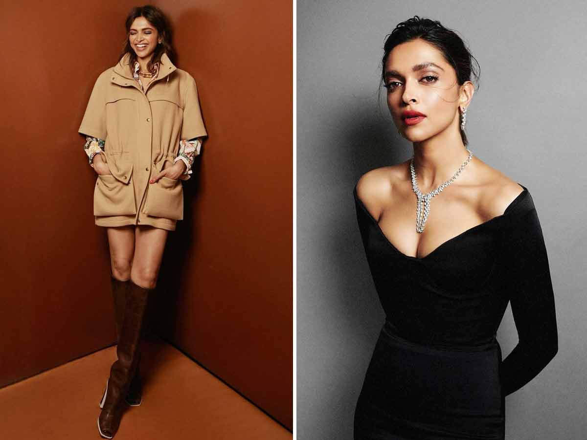 Best Looks From Cannes 2022 : Deepika Padukone blending in a mix of monochromes, prints, and neutrals.