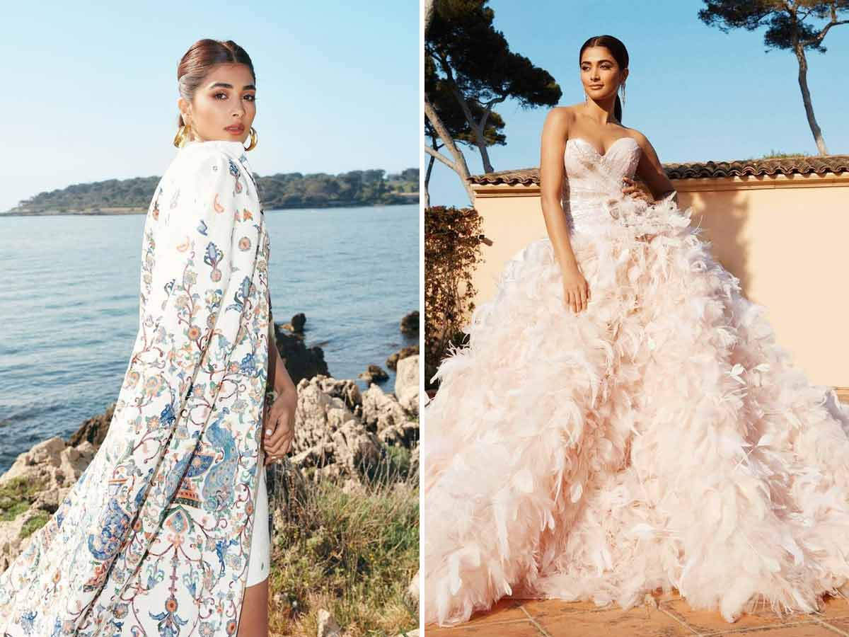 Best Looks From Cannes 2022 : Pooja Hegde's served dreamy and chic contemporary looks