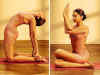 Deepika Padukone shows off insane yoga poses in trendy athleisure; Ranveer Singh reacts