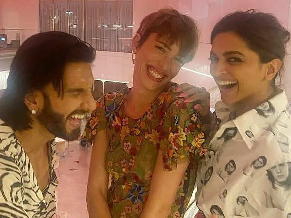 Cannes 2022: Ranveer Singh joins Deepika Padukone and their pics with Rebecca Hall are priceless