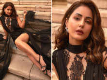 “Forgive me, for I have sinned,” Hina Khan dazzles in a black lacy gown on day two of Cannes