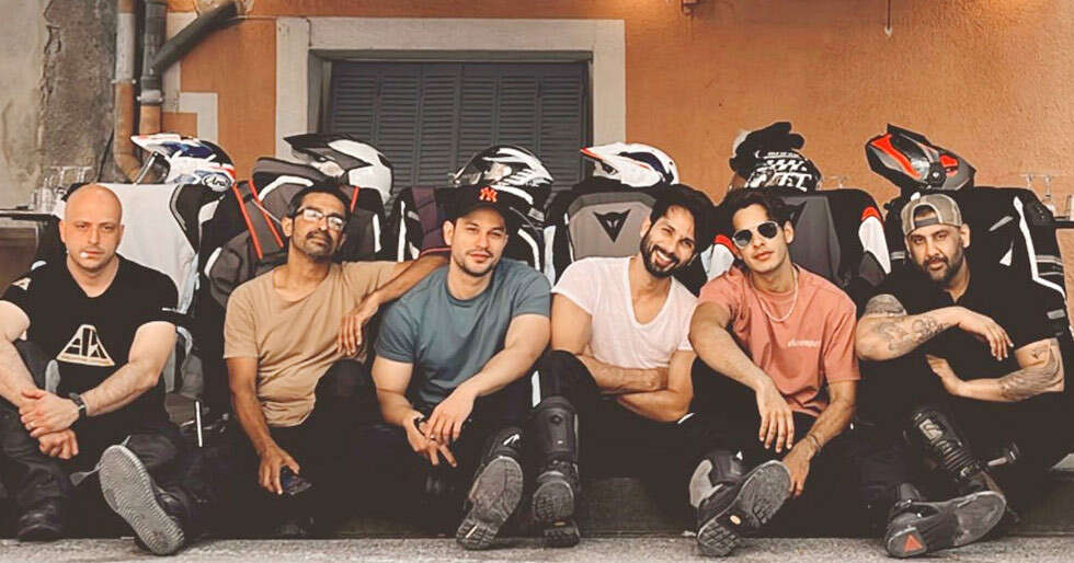 Shahid Kapoor, Ishaan Khatter, and others are having the best biking trip in Europe; Here's proof! - Vimarsana News