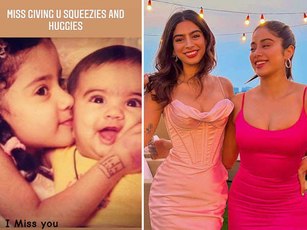 Janhvi Kapoor shares a throwback childhood pic with sister Khushi Kapoor and it's adorable