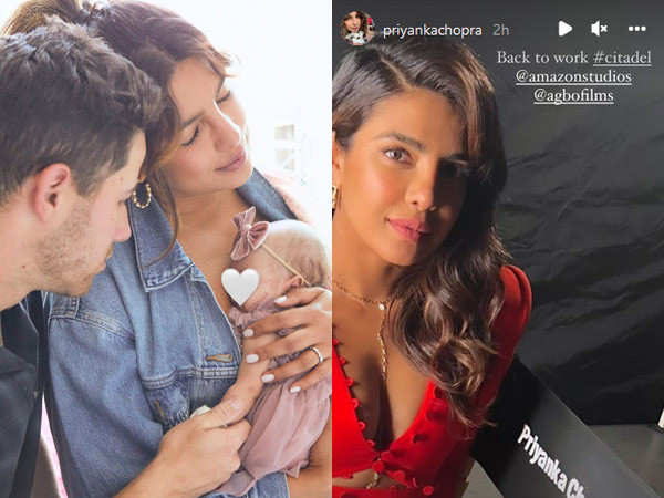 Priyanka Chopra Jonas gets back to work on Citadel a day after welcoming her baby girl home