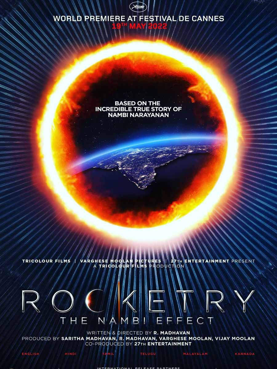 R Madhavan Rocketry Poster.