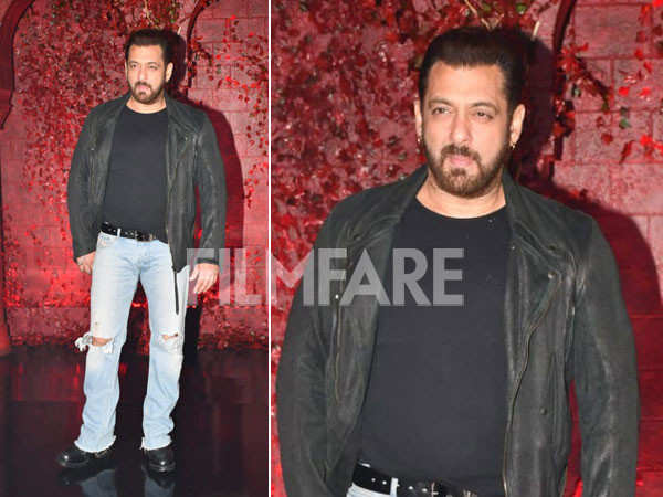 Salman Khan looked dashing at Karan Johar's birthday bash. Fans miss SRK
