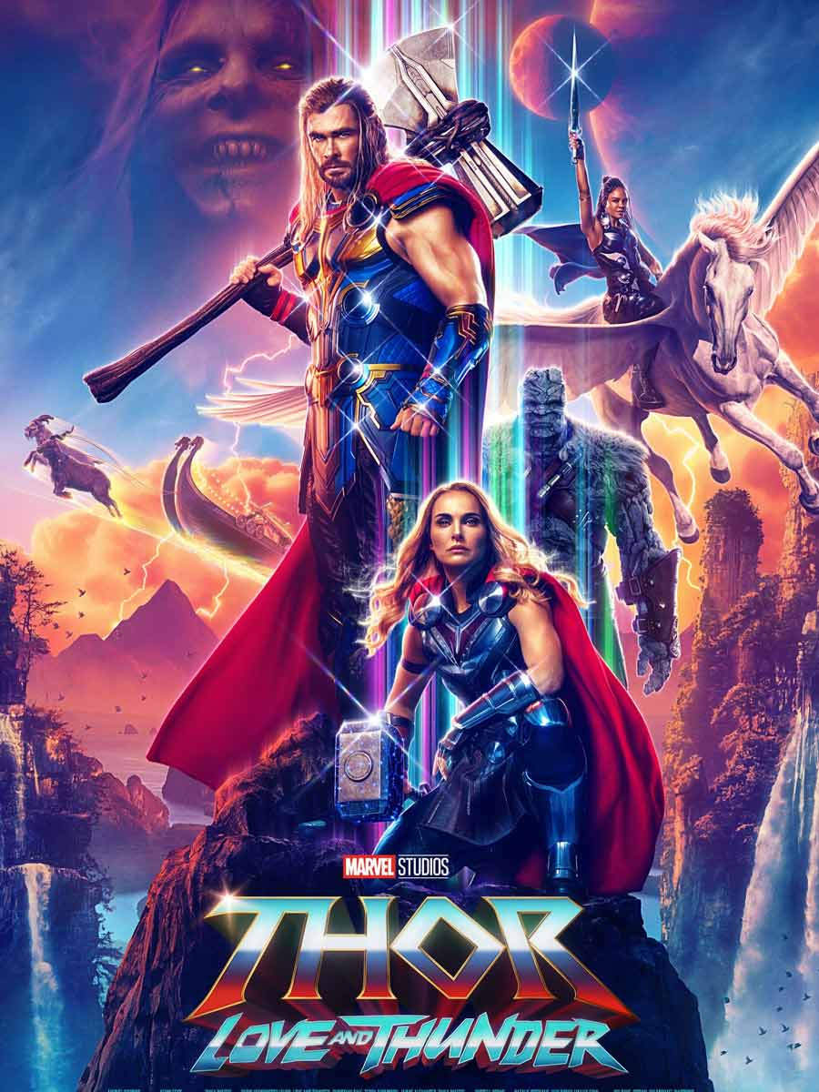 Thor Love and Thunder poster.