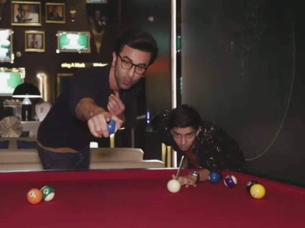 Ranbir Kapoor announces the new release date of Toolsidas Junior with a game of snooker Filmfare