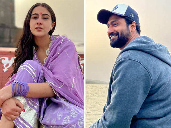 On Vicky Kaushals Birthday Sara Ali Khan Shares Behind The Scenes Photos With Him