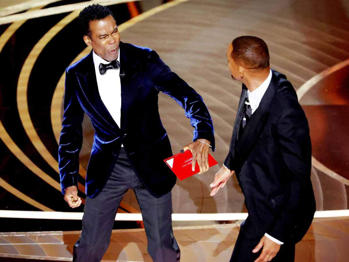 Will Smith slapped Chris Rock at Oscars.