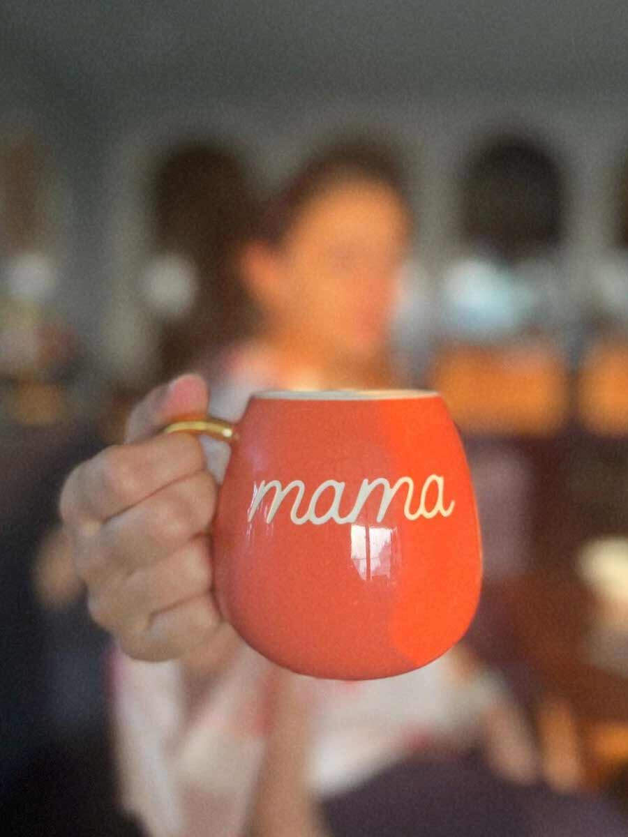 Girl Mama Mug-Girl Mama Coffee Cup-Cute Girl Mom Mug