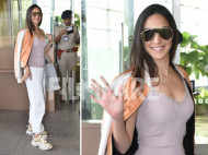 Kiara Advani was clicked at the airport today serving an athleisure fashion statement