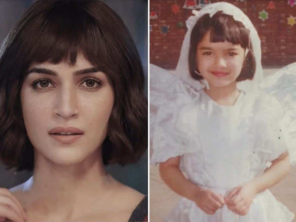 Check out what inspired Kriti Sanon's look for Bhediya as the actress shares childhood pictures