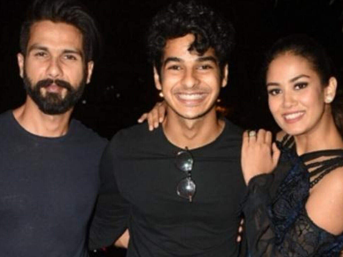 Mira Rajput Ishaan Khatter and Shahid Kapoor Together