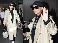 Sonam Kapoor served a classy fashion statement as she was clicked at the airport