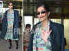 Sonam Kapoor stuns in a stylish airport look. See pics: