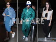 Kriti Sanon, Varun Dhawan and Radhika Madan get snapped at the airport. See