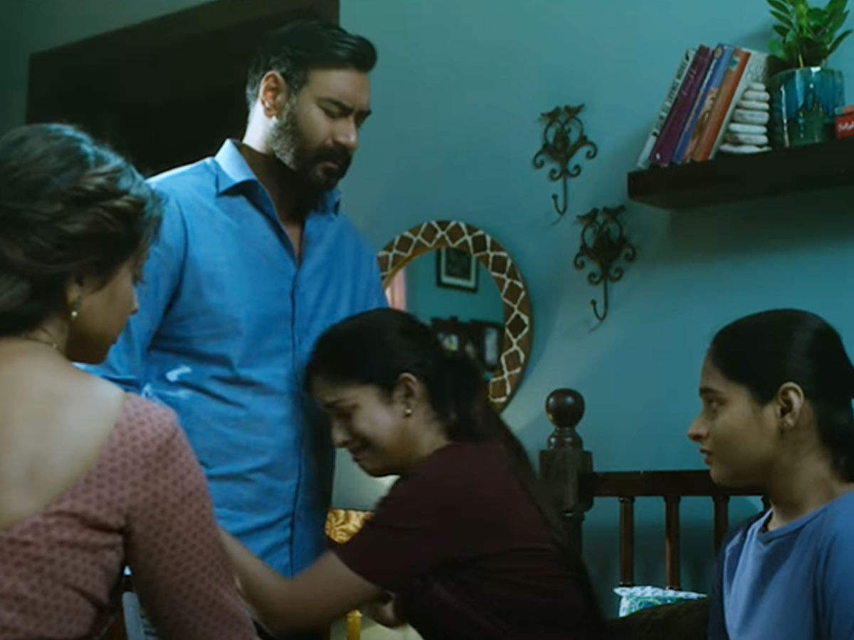 Ajay Devgn in the trailer of Drishyam 2