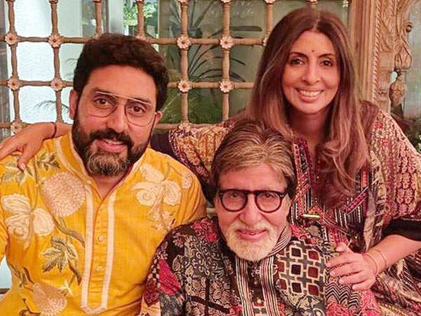 Amitabh Bachchan's 80th B'Day Dinner With Family: Dons A Patchwork