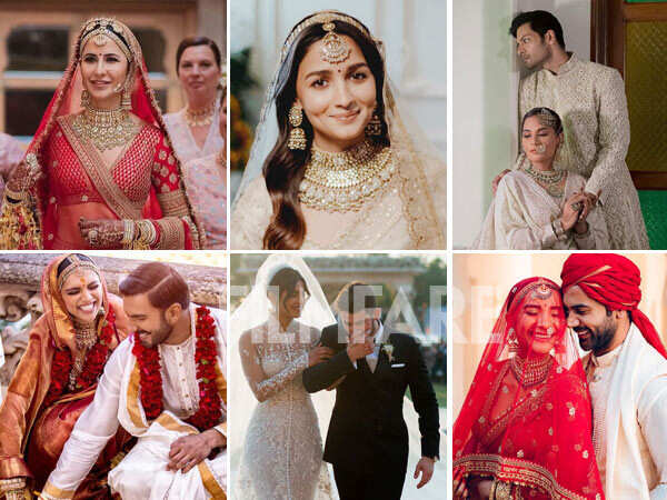 bollywood actresses in bridal look