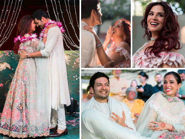 Check out some more beautiful images of Richa Chadha and Ali Fazal's pre-wedding festivities