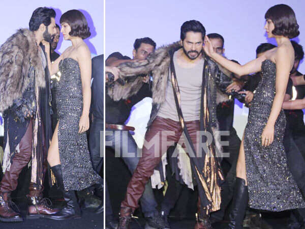 Varun Dhawan And Kriti Sanon Look Glamorous As They Attend Bhediya