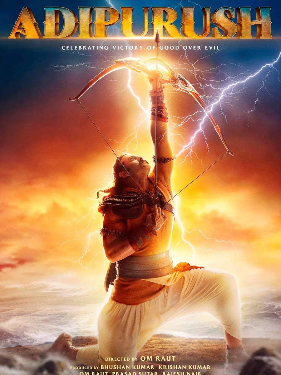 Adipurush FirstLook Poster, Prabhas Looks Brilliant As Lord Ram