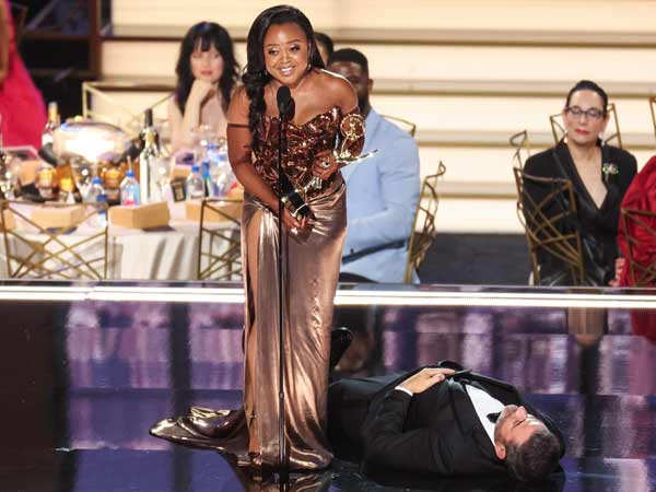 Emmy Awards 2022: Netizens Slam Jimmy Kimmel For Onstage Stunt During Quinta Brunson's Speech