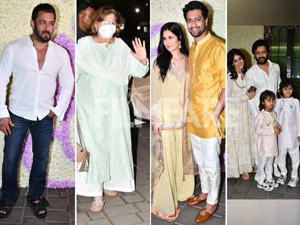 Salman Khan, Vicky Kaushal-Katrina Kaif and others get clicked at Ganesh Chaturthi. See pics: