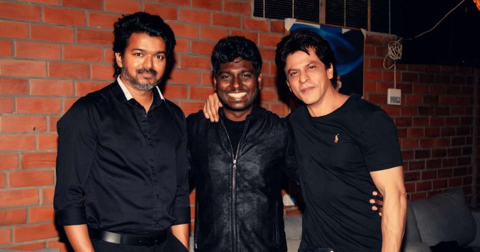 Shah Rukh Khan, Vijay and Atlee’s pic from the director’s birthday bash goes viral