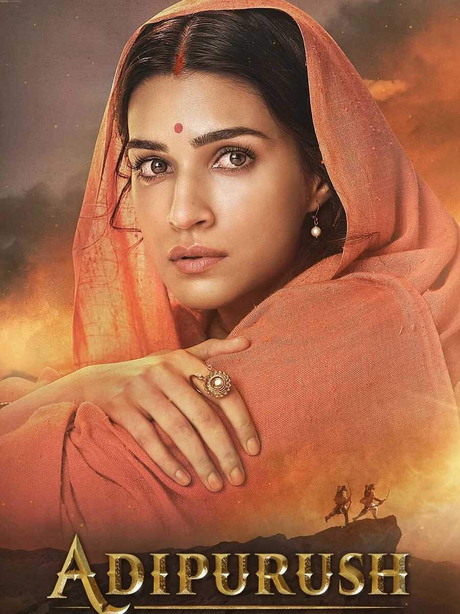 New poster of Adipurush with Kriti Sanon as Janaki is out | Filmfare.com