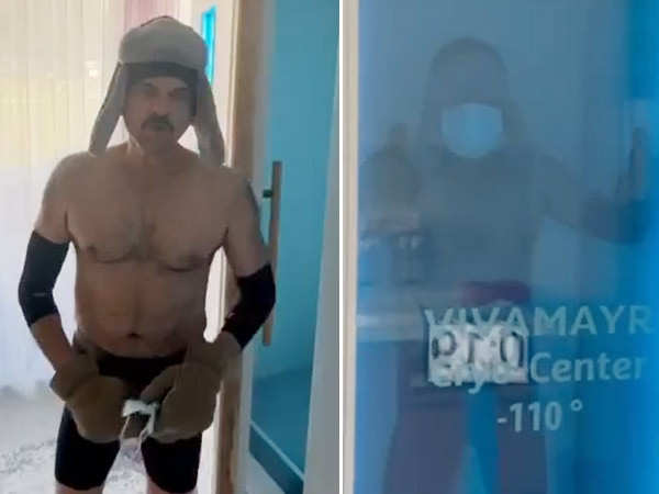 Anil Kapoor shares a video of himself working out shirtless in -110° C as he prepares for Fighter
