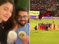 Anushka Sharma posted a picture with Virat Kohli celebrating RCB's win with 'post-match drinks'
