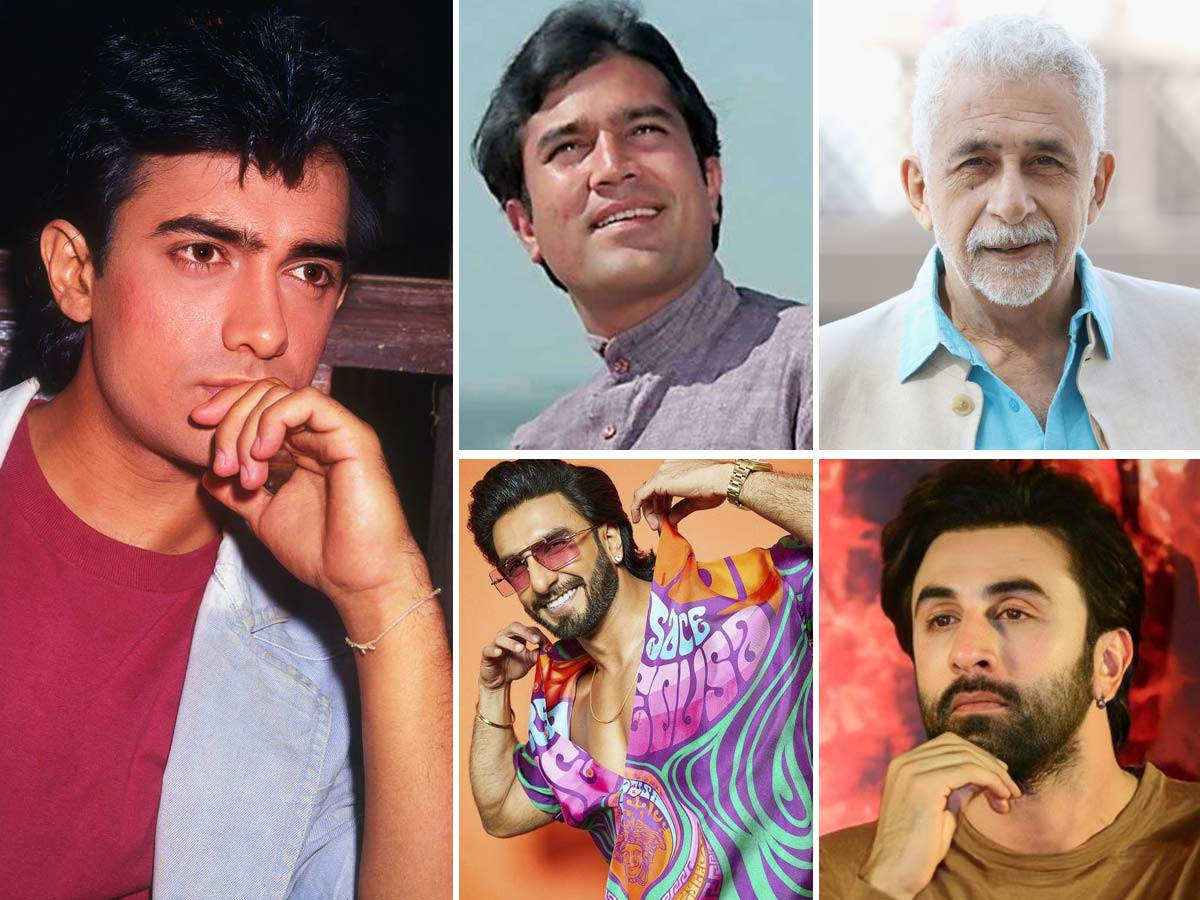 Rajesh Khanna, Naseeruddin Shah, Aamir Khan, Ranbir Kapoor, Ranveer Singh - 3 Times