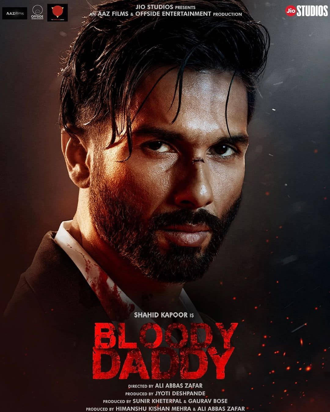 Shahid Kapoor drops the intense first poster of Bloody Daddy ...