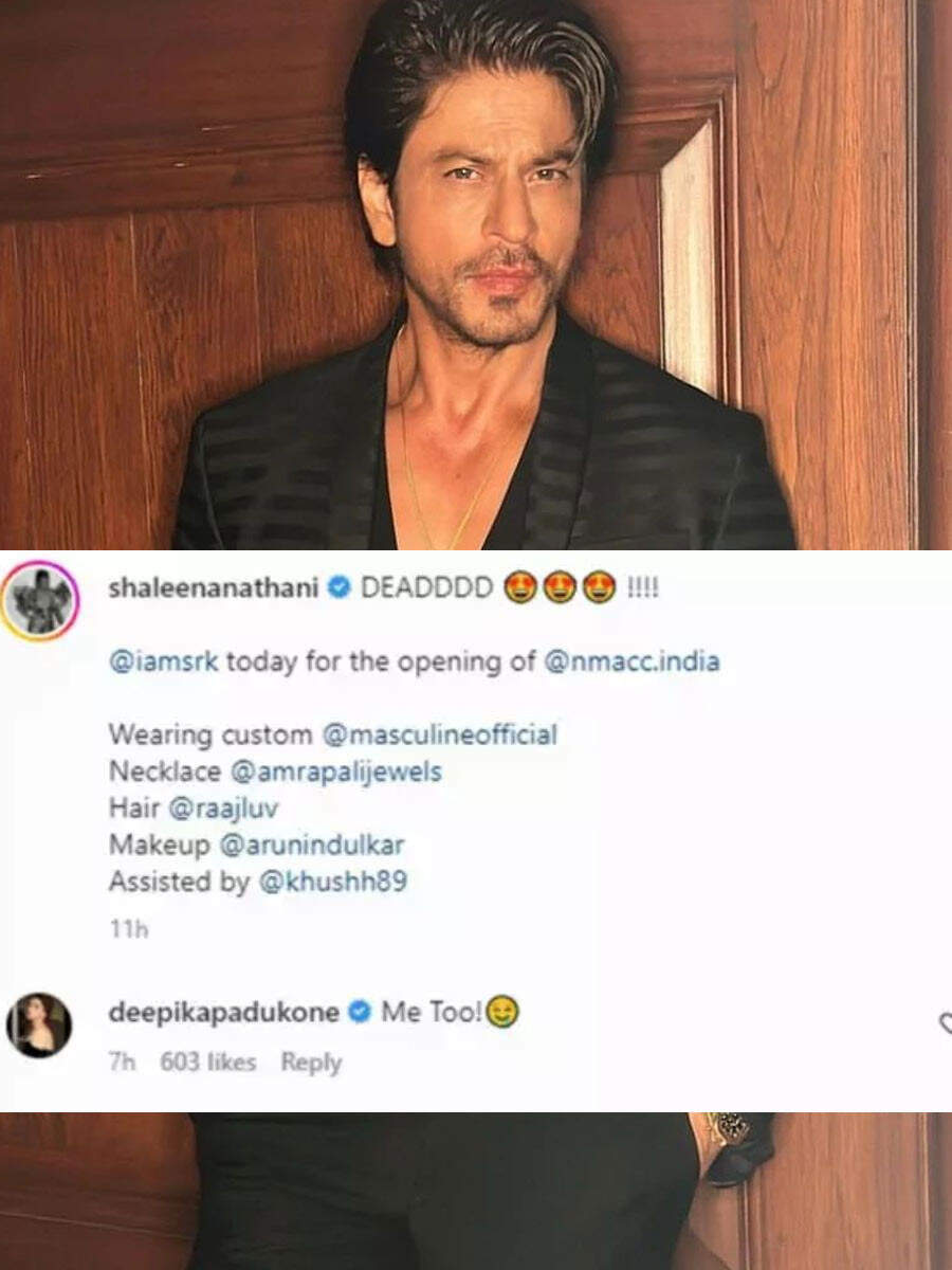 Deepika Padukone reacts to Shah Rukh Khan