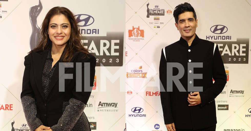 68th Hyundai Filmfare Awards 2023 with Maharashtra Tourism: Kajol, Manish Malhotra arrive at carpet