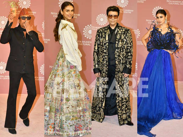 Karan Johar, Aditi Rao Hydari, Jackie Shroff and Mouni Roy turn up in style at the NMACC Gala event